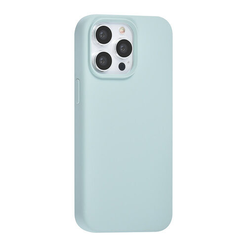 TUNIQ TUNIQ iPhone 15 Pro Max Back cover coque Premium Liquid silicone - Bleu clair