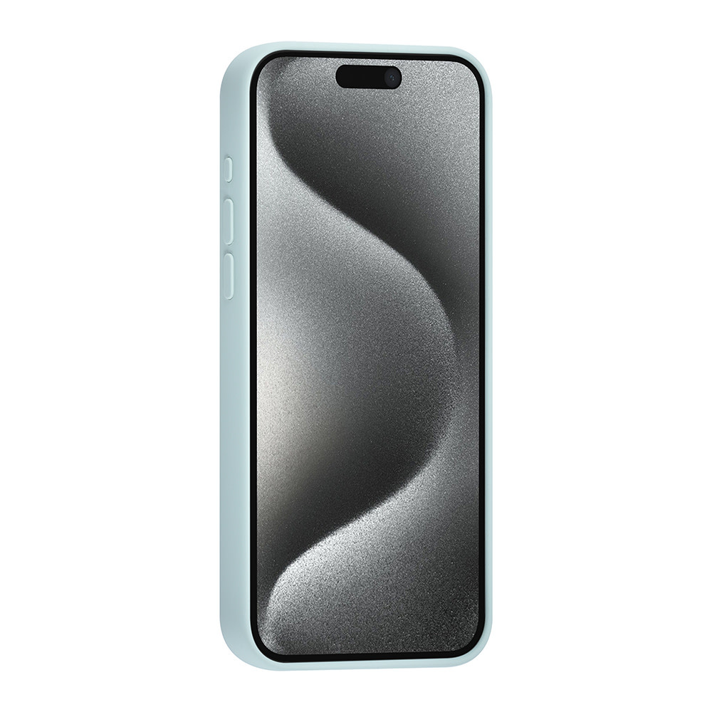 TUNIQ TUNIQ iPhone 15 Pro Max Backcover hoesje Premium Liquid silicone - LichtBlauw, foto 3 van 6