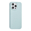 TUNIQ TUNIQ iPhone 15 Pro Max Back-Cover hul - Premium Liquid silicone - Hellblau