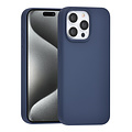 TUNIQ TUNIQ iPhone 15 Pro Max Back cover case - Premium Liquid silicone - Dark Blue