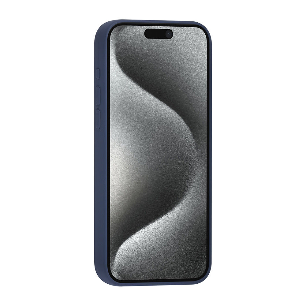 TUNIQ TUNIQ iPhone 15 Pro Max Back cover coque Premium Liquid silicone - Bleu foncé TUNIQ TUNIQ iPhone 15 Pro Max Back cover coque Premium Liquid silicone - Bleu foncé