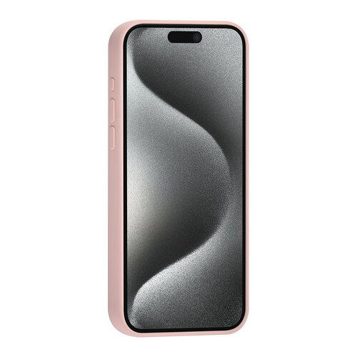 TUNIQ TUNIQ iPhone 15 Pro Max Back cover coque Premium Liquid silicone - Rose