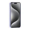 TUNIQ TUNIQ iPhone 15 Pro Max Back cover coque Premium Liquid silicone - Violet