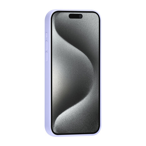 TUNIQ TUNIQ iPhone 15 Pro Max Back cover coque Premium Liquid silicone - Violet TUNIQ TUNIQ iPhone 15 Pro Max Back cover coque Premium Liquid silicone - Violet