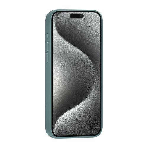 TUNIQ TUNIQ iPhone 15 Pro Max Backcover hoesje Premium Liquid silicone - Groen