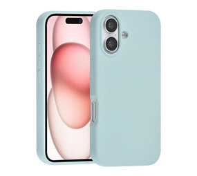 TUNIQ TUNIQ iPhone 16 Back cover case - Premium Liquid silicone - Light Blue TUNIQ TUNIQ iPhone 16 Back cover case - Premium Liquid silicone - Light Blue