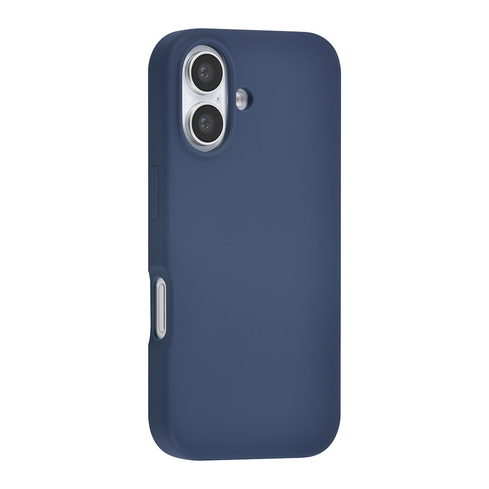 TUNIQ TUNIQ iPhone 16 Backcover hoesje Premium Liquid silicone - DonkerBlauw, foto 5 van 6