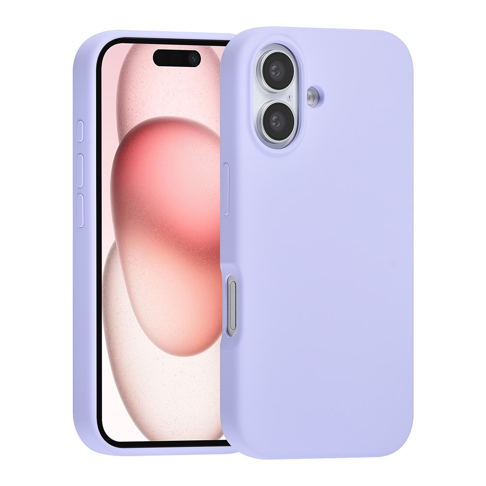 TUNIQ TUNIQ iPhone 16 Backcover hoesje Premium Liquid silicone - Paars
