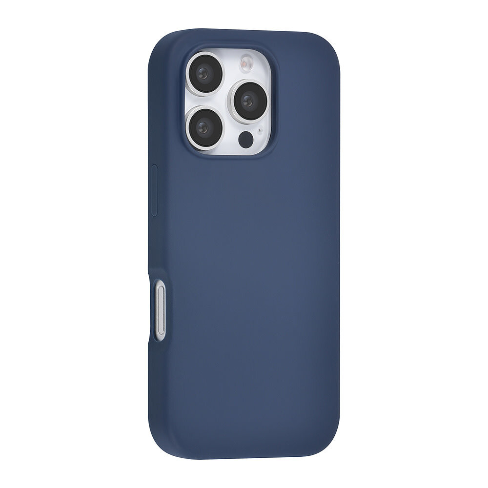 TUNIQ TUNIQ iPhone 16 Pro Back cover case - Premium Liquid silicone - Dark Blue TUNIQ TUNIQ iPhone 16 Pro Back cover case - Premium Liquid silicone - Dark Blue