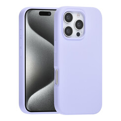 TUNIQ iPhone 16 Pro Back cover case - Premium Liquid silicone - Purple