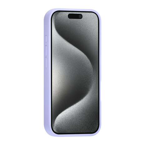TUNIQ TUNIQ iPhone 16 Pro Back-Cover hul - Premium Liquid silicone - Lila TUNIQ TUNIQ iPhone 16 Pro Back-Cover hul - Premium Liquid silicone - Lila
