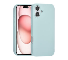 TUNIQ TUNIQ iPhone 16 Plus Backcover hoesje Premium Liquid silicone - LichtBlauw TUNIQ TUNIQ iPhone 16 Plus Backcover hoesje Premium Liquid silicone - LichtBlauw