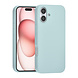 TUNIQ TUNIQ iPhone 16 Plus Back cover coque Premium Liquid silicone - Bleu clair TUNIQ TUNIQ iPhone 16 Plus Back cover coque Premium Liquid silicone - Bleu clair
