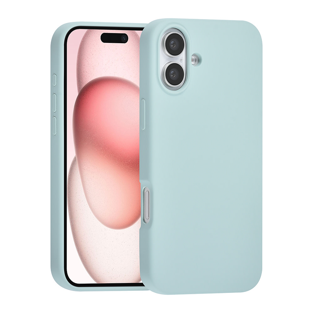 TUNIQ TUNIQ iPhone 16 Plus Backcover hoesje Premium Liquid silicone - LichtBlauw
