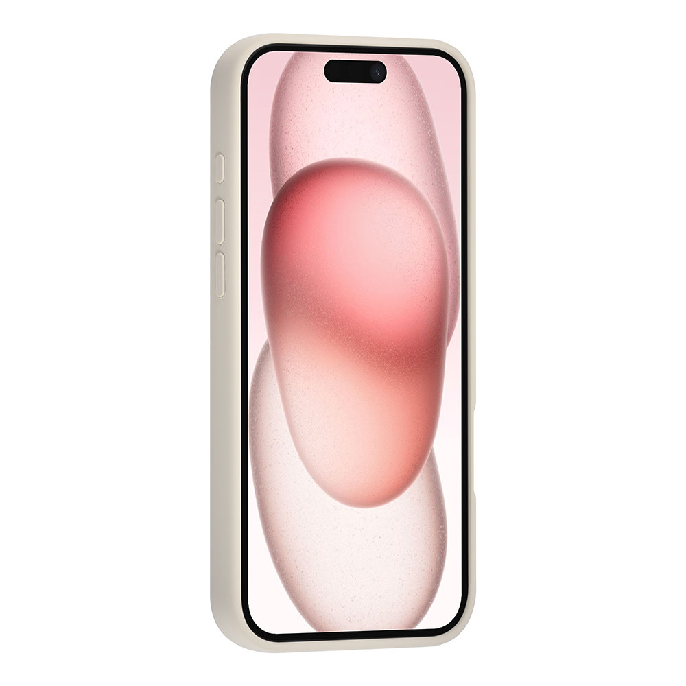 TUNIQ TUNIQ iPhone 16 Plus Backcover hoesje Premium Liquid silicone - Beige, foto 6 van 6
