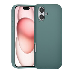 TUNIQ iPhone 16 Plus Back cover case - Premium Liquid silicone - Green