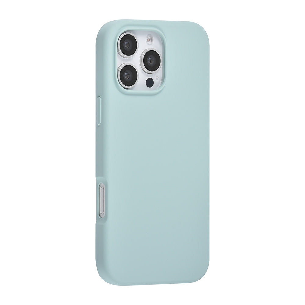 TUNIQ TUNIQ iPhone 16 Pro Max Back cover coque Premium Liquid silicone - Bleu clair TUNIQ TUNIQ iPhone 16 Pro Max Back cover coque Premium Liquid silicone - Bleu clair