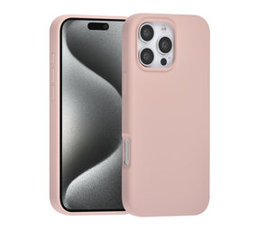 TUNIQ TUNIQ iPhone 16 Pro Max Back cover case - Premium Liquid silicone - Pink TUNIQ TUNIQ iPhone 16 Pro Max Back cover case - Premium Liquid silicone - Pink