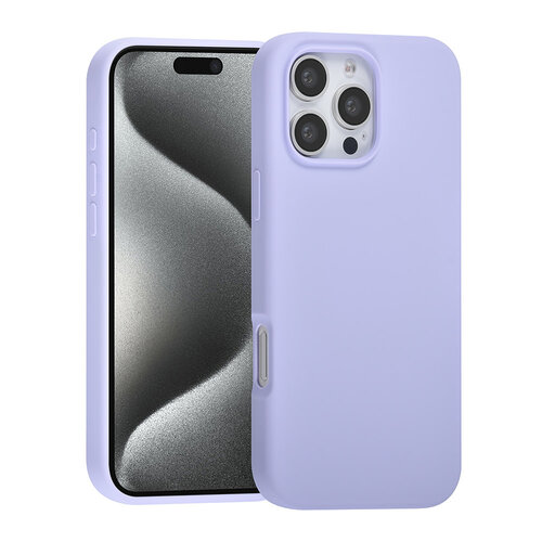 TUNIQ TUNIQ iPhone 16 Pro Max Backcover hoesje Premium Liquid silicone - Paars