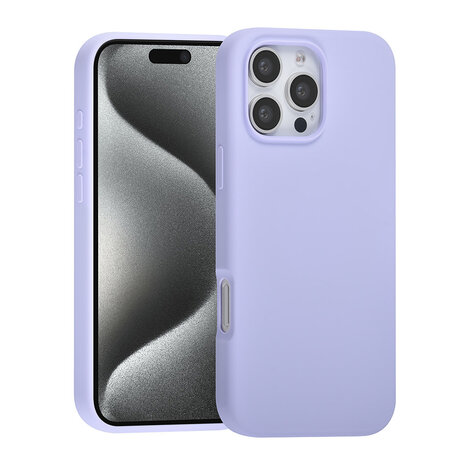TUNIQ TUNIQ iPhone 16 Pro Max Backcover hoesje Premium Liquid silicone - Paars TUNIQ TUNIQ iPhone 16 Pro Max Backcover hoesje Premium Liquid silicone - Paars