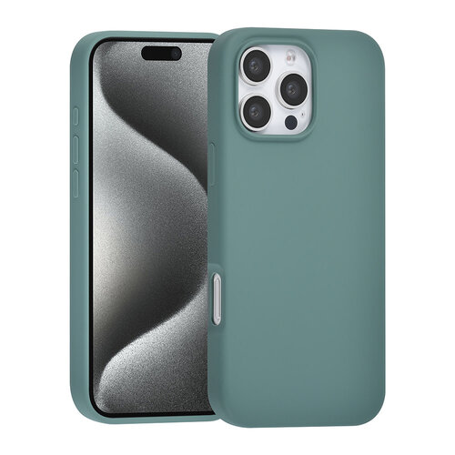 TUNIQ TUNIQ iPhone 16 Pro Max Back cover case - Premium Liquid silicone - Green