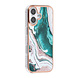 TUNIQ TUNIQ iPhone 16 Back-Cover hul - Silicone - Marble Green