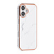 TUNIQ TUNIQ iPhone 16 Backcover hoesje Silicone - Marble