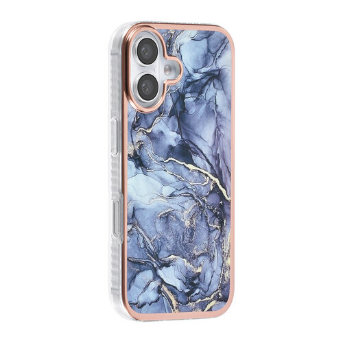 TUNIQ TUNIQ iPhone 16 Backcover hoesje Silicone - Marble Grey
