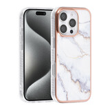 TUNIQ TUNIQ iPhone 16 Pro Back cover coque Silicone - Marble White