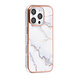 TUNIQ TUNIQ iPhone 16 Pro Back-Cover hul - Silicone - Marble White