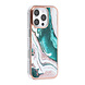 TUNIQ TUNIQ iPhone 16 Pro Back cover coque Silicone - Marble Green