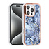 TUNIQ iPhone 16 Pro Back-Cover hul - Silicone - Marble Grey