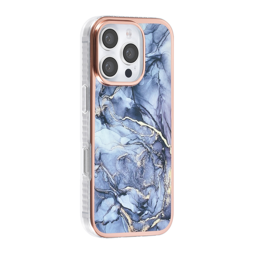TUNIQ TUNIQ iPhone 16 Pro Backcover hoesje Silicone - Marble Grey, foto 2 van 4