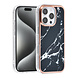 TUNIQ TUNIQ iPhone 16 Pro Backcover hoesje Silicone - Marble Black