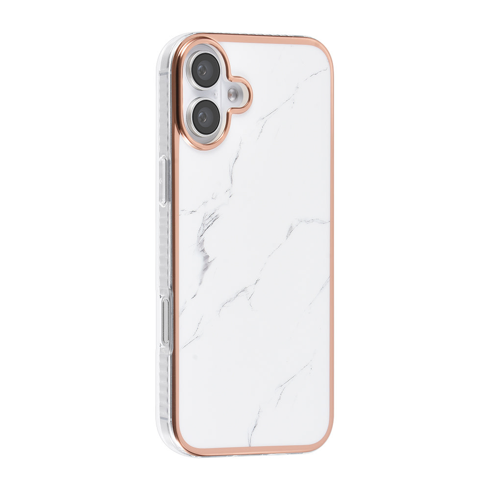 TUNIQ TUNIQ iPhone 16 Plus Backcover hoesje Silicone - Marble, foto 2 van 4