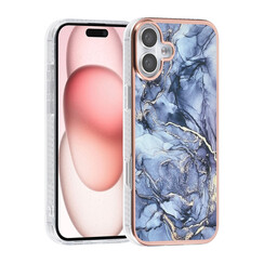 TUNIQ iPhone 16 Plus Back cover case - Silicone - Marble Grey