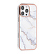 TUNIQ TUNIQ iPhone 16 Pro Max Backcover hoesje Silicone - Marble White TUNIQ TUNIQ iPhone 16 Pro Max Backcover hoesje Silicone - Marble White