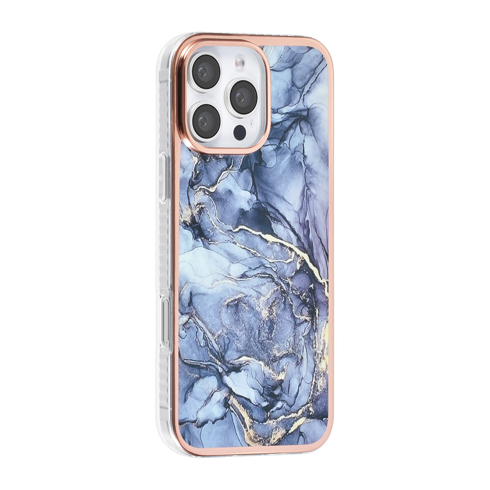 TUNIQ TUNIQ iPhone 16 Pro Max Backcover hoesje Silicone - Marble Grey, foto 2 van 4