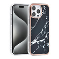 TUNIQ TUNIQ iPhone 16 Pro Max Back cover case - Silicone - Marble Black