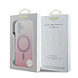 Guess Guess iPhone 16 Back cover coque Magsafe IML glitter gradient - Rose Guess Guess iPhone 16 Back cover coque Magsafe IML glitter gradient - Rose