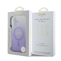 Guess Guess iPhone 16 Back cover coque Magsafe IML glitter gradient - Violet