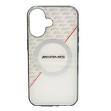 AMG AMG iPhone 16 Backcover hoesje - Double layer - Magsafe - Rood AMG AMG iPhone 16 Backcover hoesje - Double layer - Magsafe - Rood