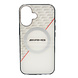 AMG AMG iPhone 16 Backcover hoesje - Double layer - Magsafe - Rood AMG AMG iPhone 16 Backcover hoesje - Double layer - Magsafe - Rood