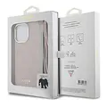 Guess Guess iPhone 16 Pro Back cover case - Crossbody cord 4G print - Pink