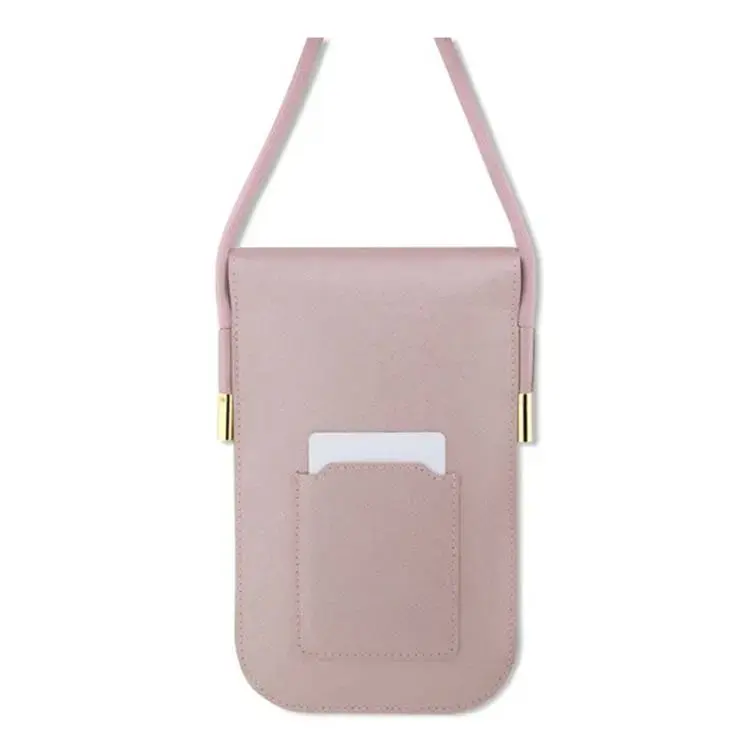 Guess Guess PU Leather Telefoontas - Wallet Bag - Embossed Logo - Roze, foto 2 van 3