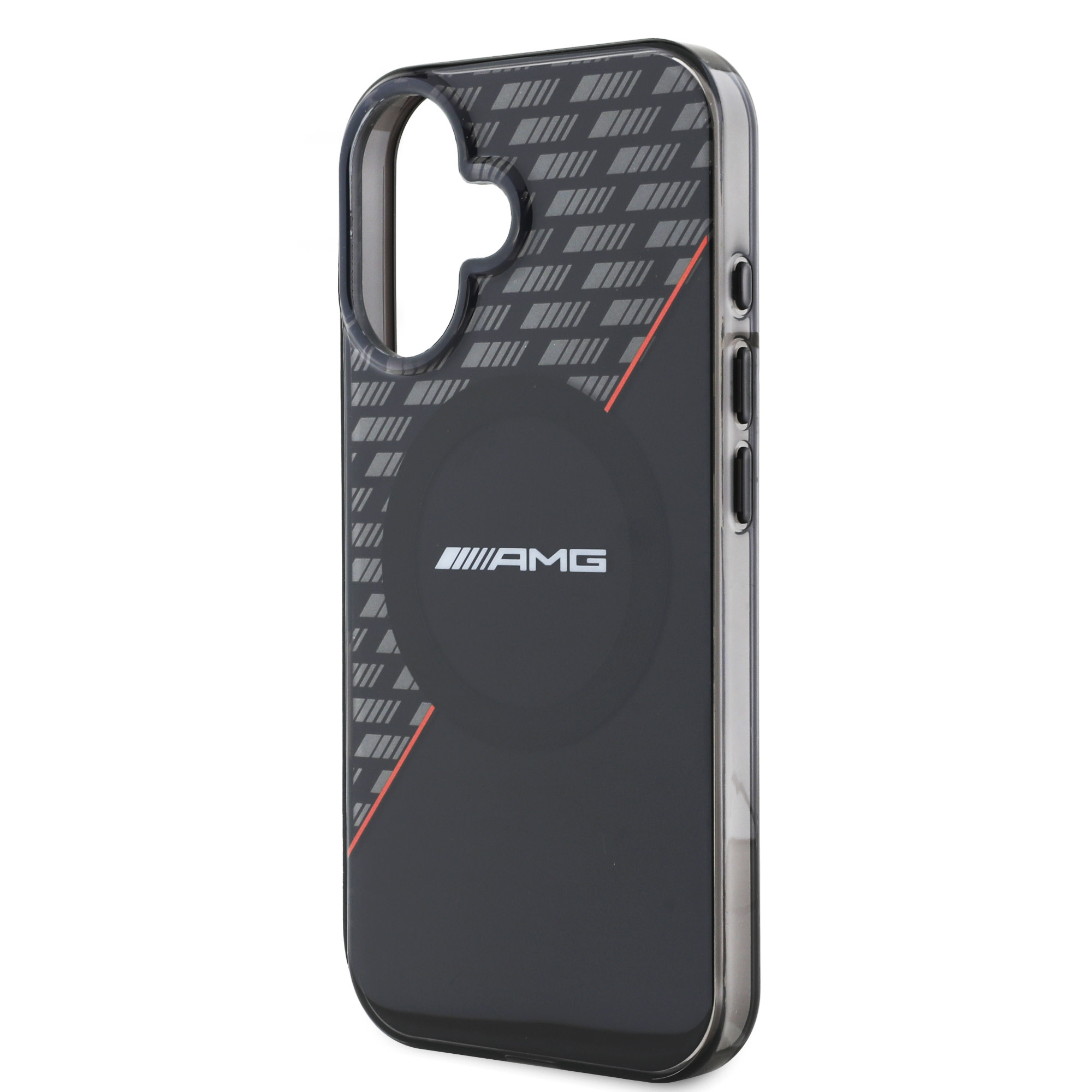 AMG AMG iPhone 16 Backcover hoesje Double layer - Magsafe - Zwart, foto 6 van 6