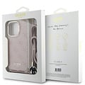 Guess Guess iPhone 16 Pro Back cover case - Crossbody cord 4G print - Pink