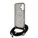 Guess Guess iPhone 16 Back-Cover hul - Magsafe IML crossbody cord script - Schwarz Guess Guess iPhone 16 Back-Cover hul - Magsafe IML crossbody cord script - Schwarz