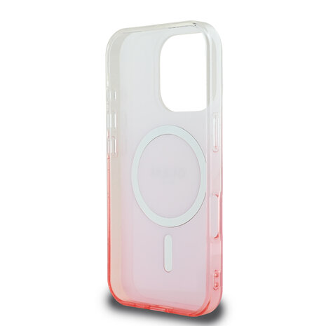 Guess Guess iPhone 16 Pro Max Back cover case - Magsafe IML glitter gradient - Pink Guess Guess iPhone 16 Pro Max Back cover case - Magsafe IML glitter gradient - Pink
