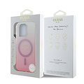 Guess Guess iPhone 16 Pro Back cover case - Magsafe IML glitter gradient - Pink